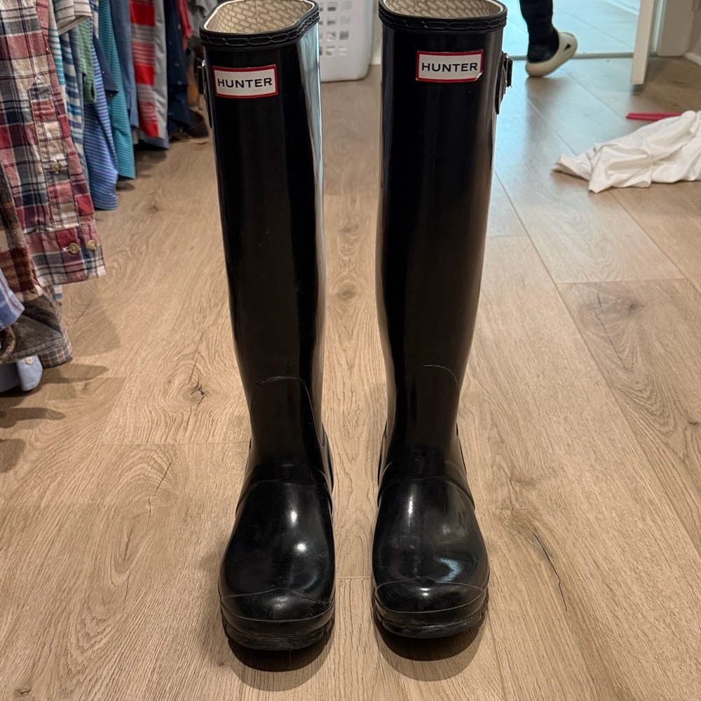 Hunter Classic Black Tall Boots